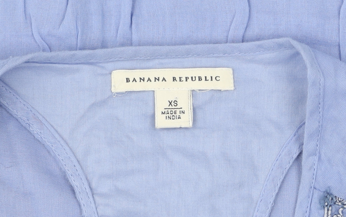 Banana Republic Women's Blue Cotton Camisole XS