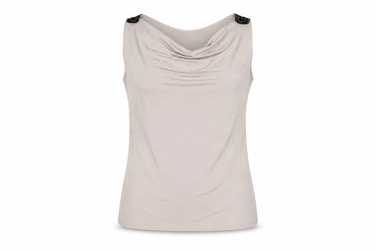 Womens UK Size S Alexon Beige Basic Tank