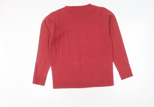 Honor Millburn Women's Red Pullover Jumper, Size 10