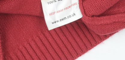 Womens UK Size 10 Honor Millburn Red Pullover Jumper