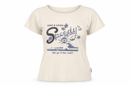 Tog 24 Women's Beige Cotton T-Shirt, Size L, Casual Style