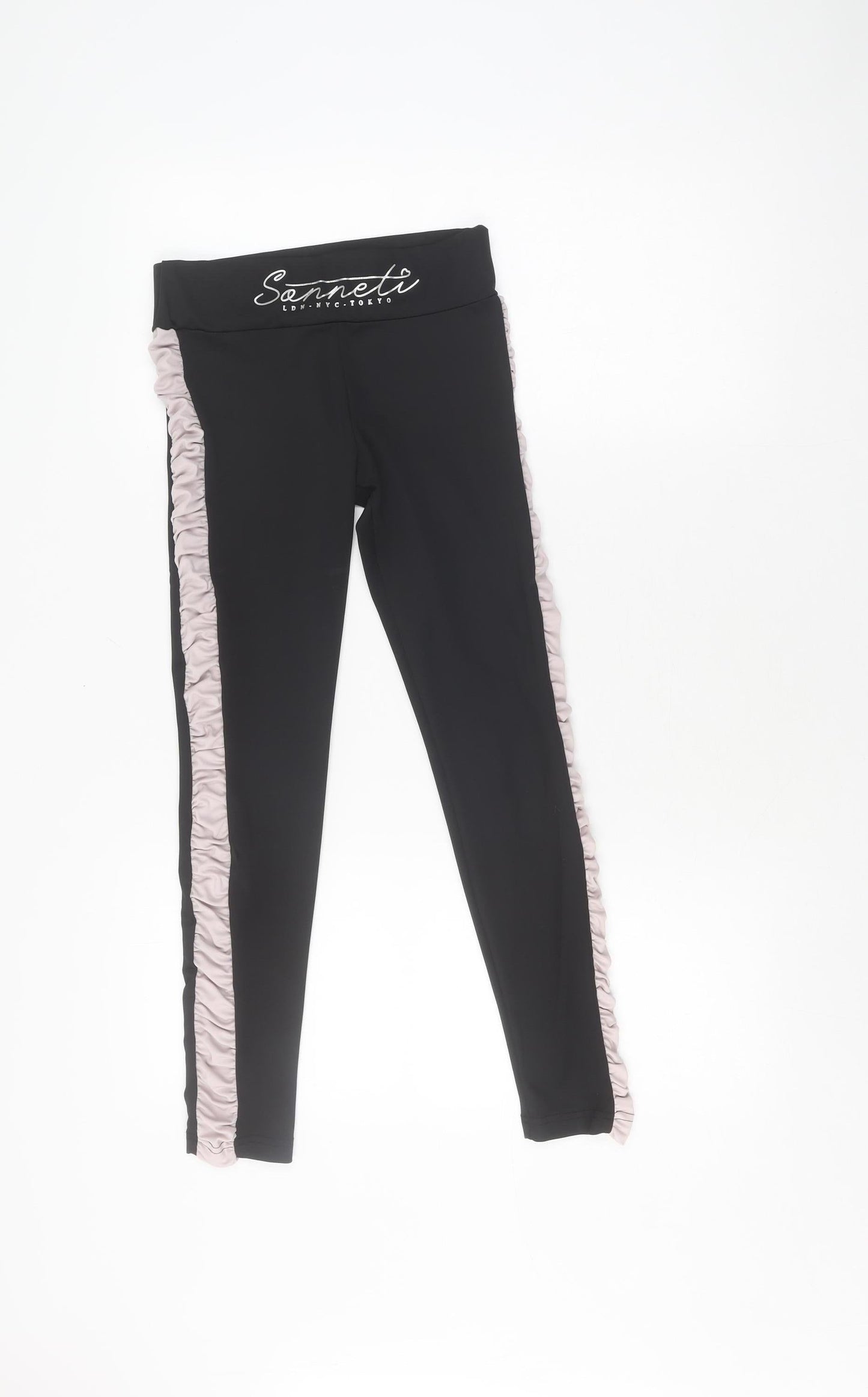 Sonneti Girls Black Ankle Leggings Size 12-13