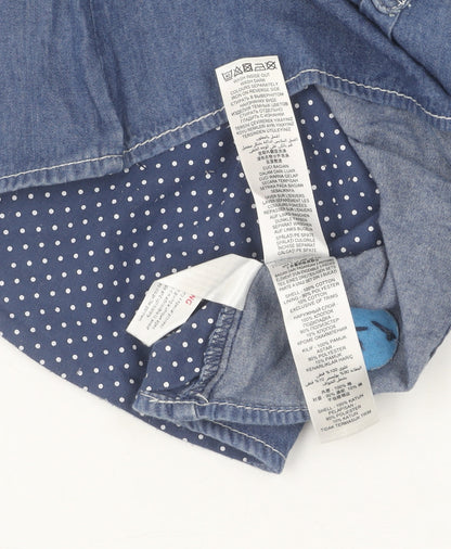 Jasper Conran Unisex Baby Blue Shirt Dress 12-18 Months