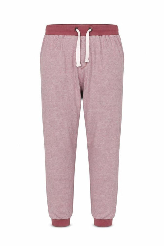 Front view of SC&Co California Red Striped Joggers - L, unisex adults - casual wear