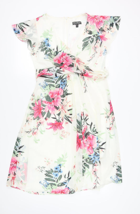 Dorothy Perkins Women's Floral Wrap Dress, Size 10