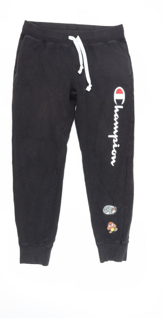 Champion Men's Black Jogger Trousers L Activewear