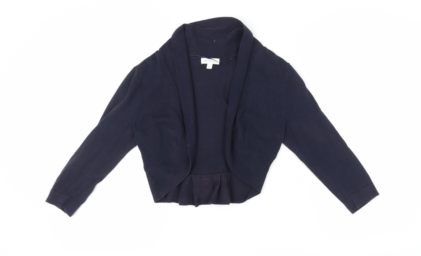 Womens UK Size M Monsoon Blue Cardigan Jumper