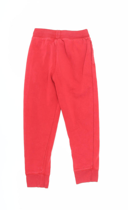 Gap Girls Red Jogger Trousers, Size M, Casual Wear