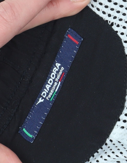 Diadora Men's Black XXL Track Pants Polyester