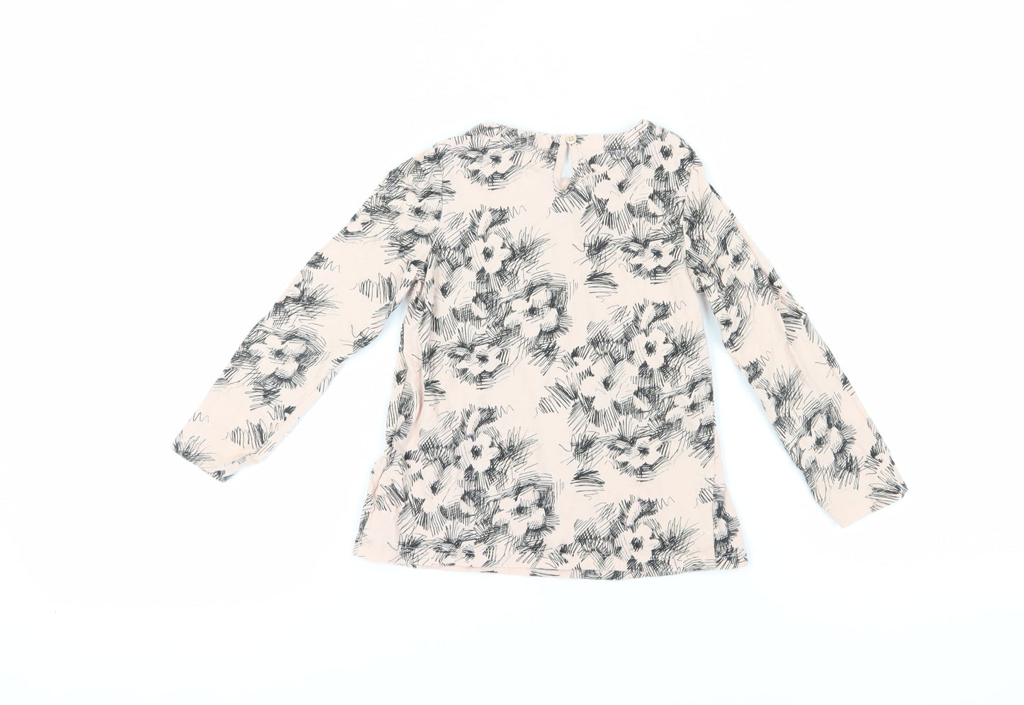 Gap Girls Ivory Floral T-Shirt, 5 Years, Long Sleeve