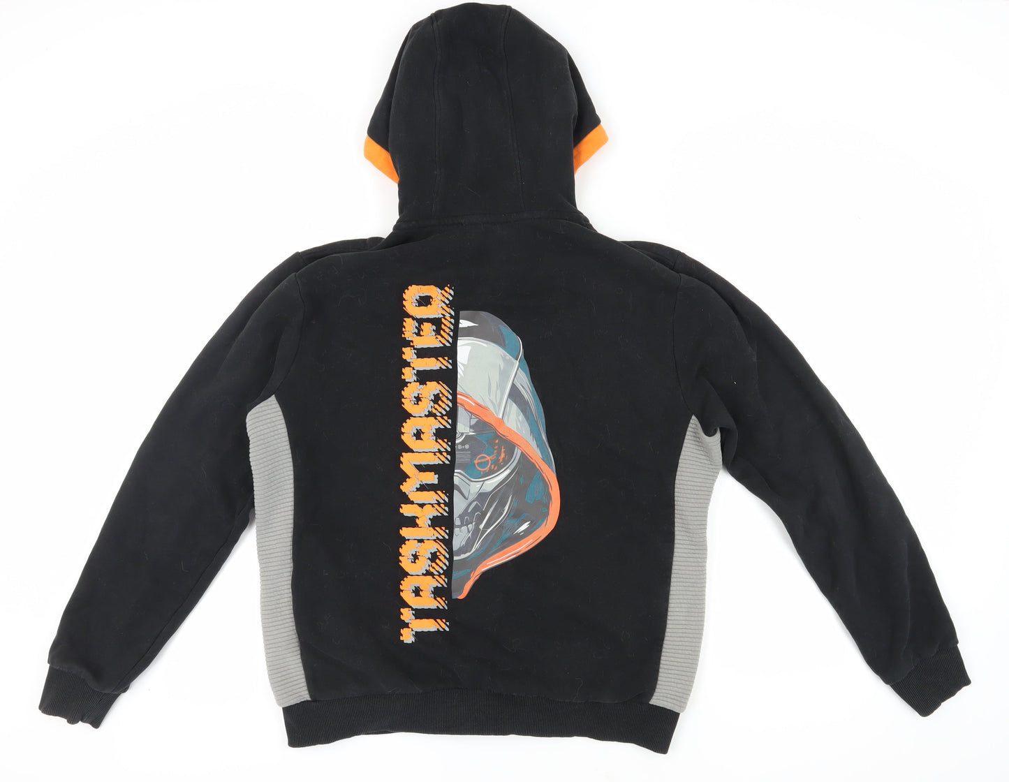 Unisex Adults UK Size M Marvel Black Full Zip Hoodie