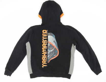 Unisex Adults UK Size M Marvel Black Full Zip Hoodie