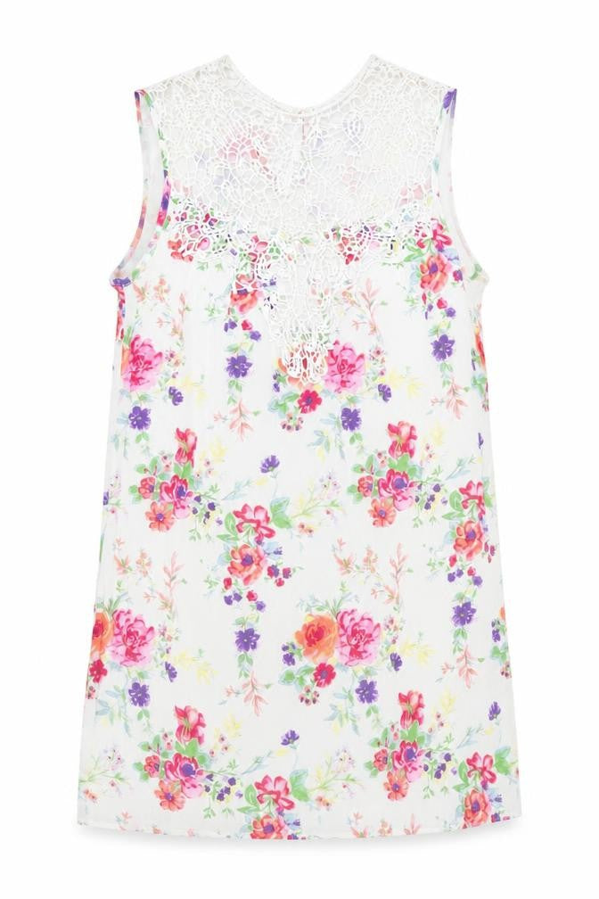 Vero Moda Women's Multicoloured Floral Shift Dress M