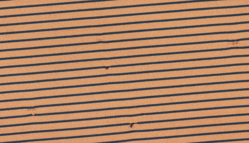 Calvin Klein Men's Orange Striped Polo L