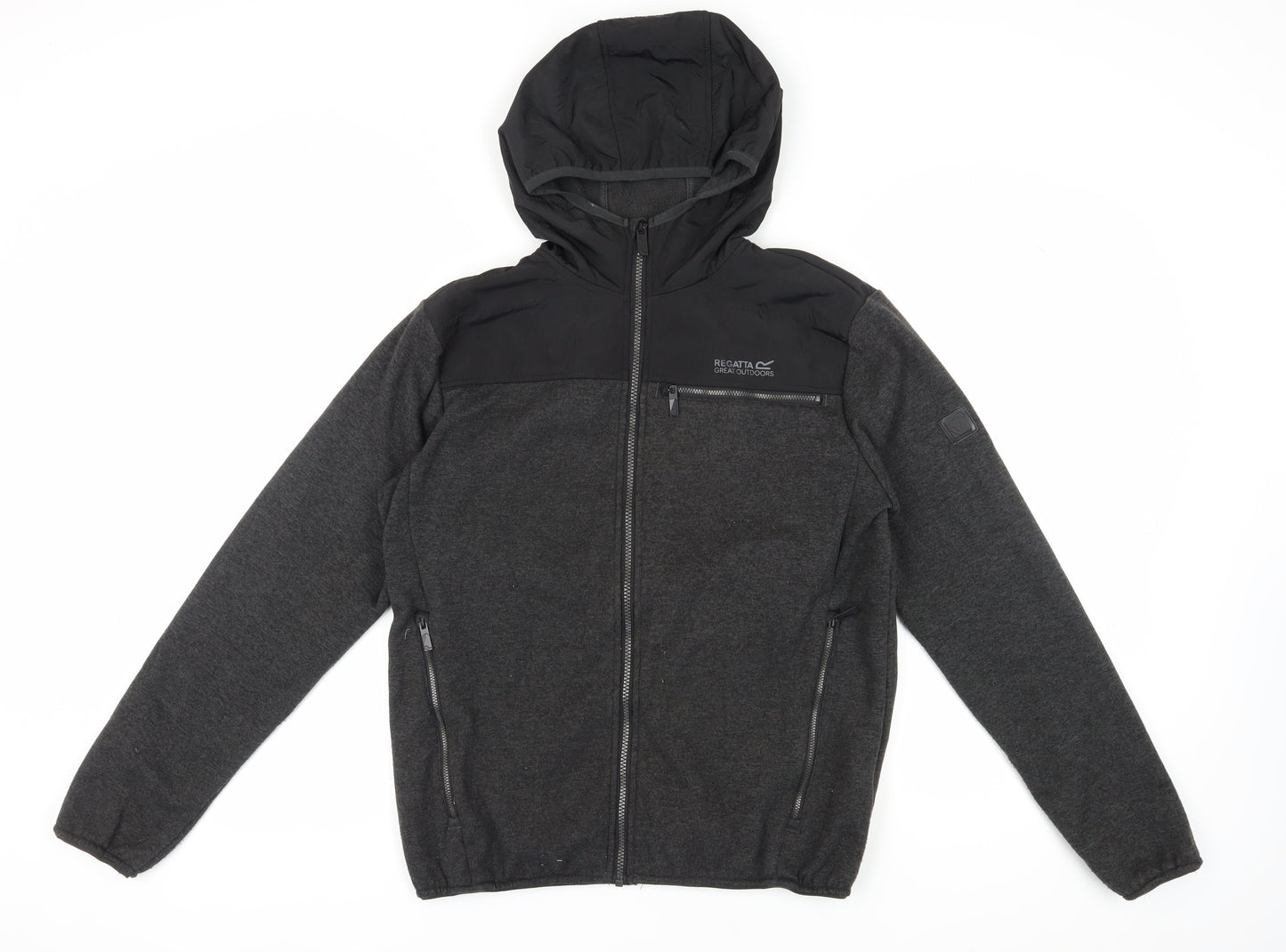 Mens UK Size M Regatta Black Hooded