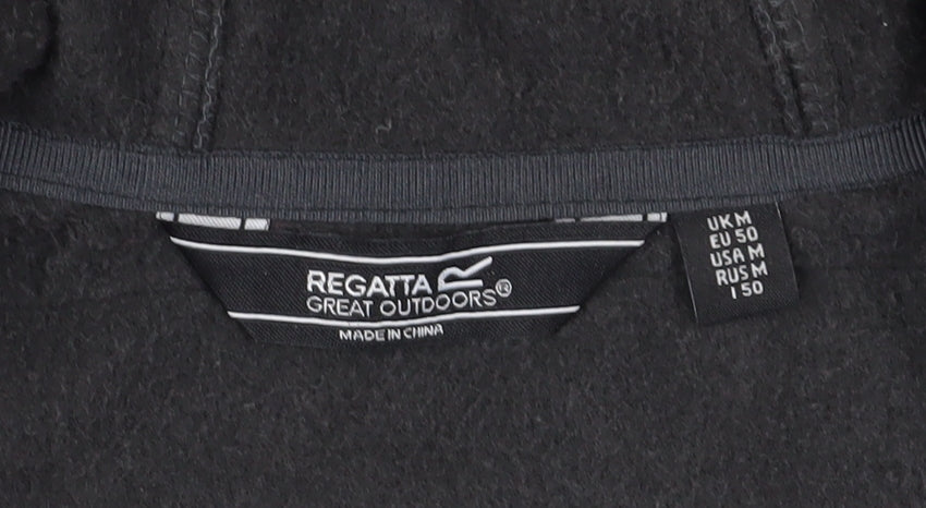 Mens UK Size M Regatta Black Hooded