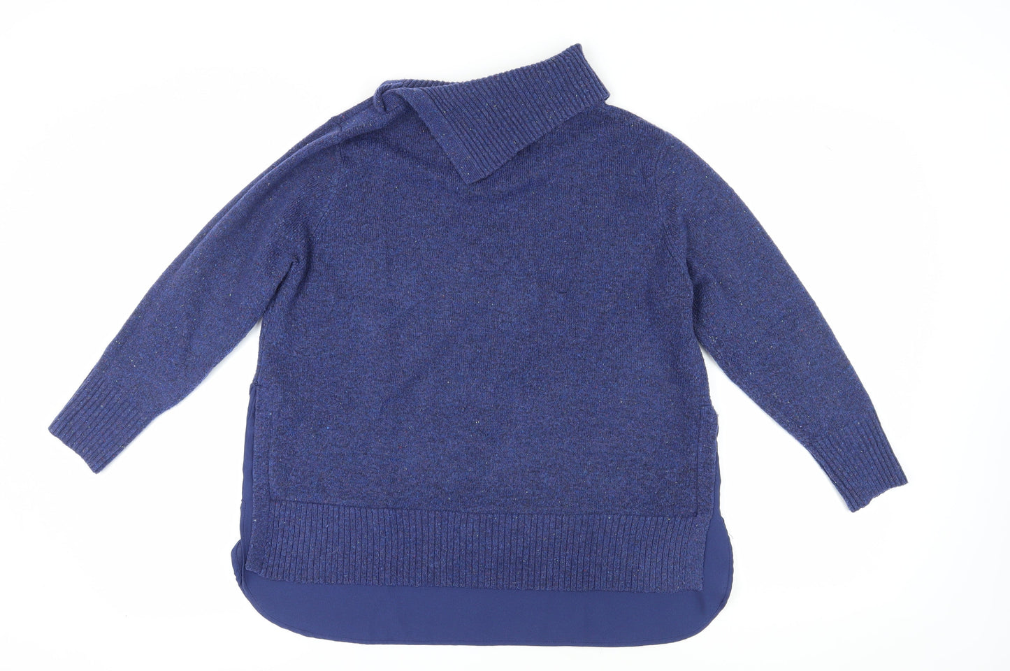 Womens UK Size L Monsoon Blue Pullover Jumper