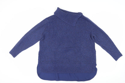 Womens UK Size L Monsoon Blue Pullover Jumper