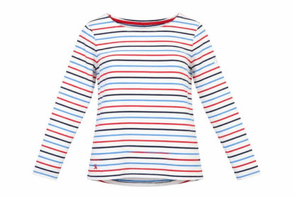 Womens UK Size 14 Joules Multicoloured Basic T-Shirt