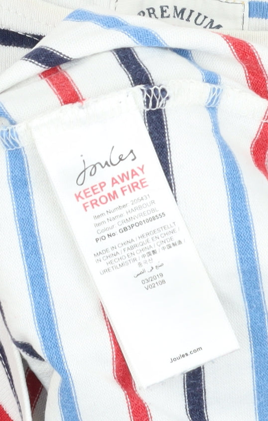 Womens UK Size 14 Joules Multicoloured Basic T-Shirt