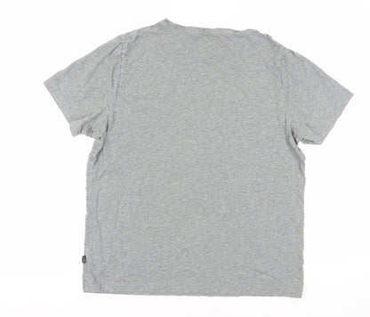 Puma Men's Grey Crew Neck T-Shirt Size L