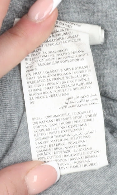 Puma Men's Grey Crew Neck T-Shirt Size L