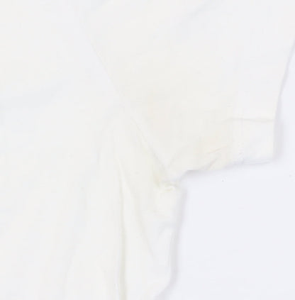 Lacoste Men's White T-Shirt L - Classic Cotton