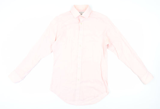 TM Lewin Pink Men's Regular Fit Dress Shirt, Size 15
