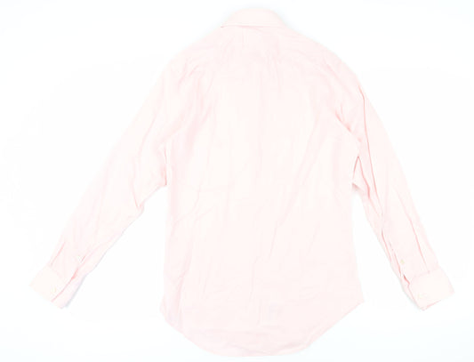 TM Lewin Pink Men's Regular Fit Dress Shirt, Size 15