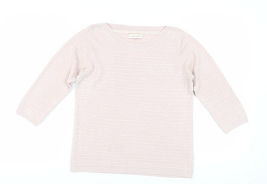 Womens UK Size 14 Marks and Spencer Pink Pullover Jumper