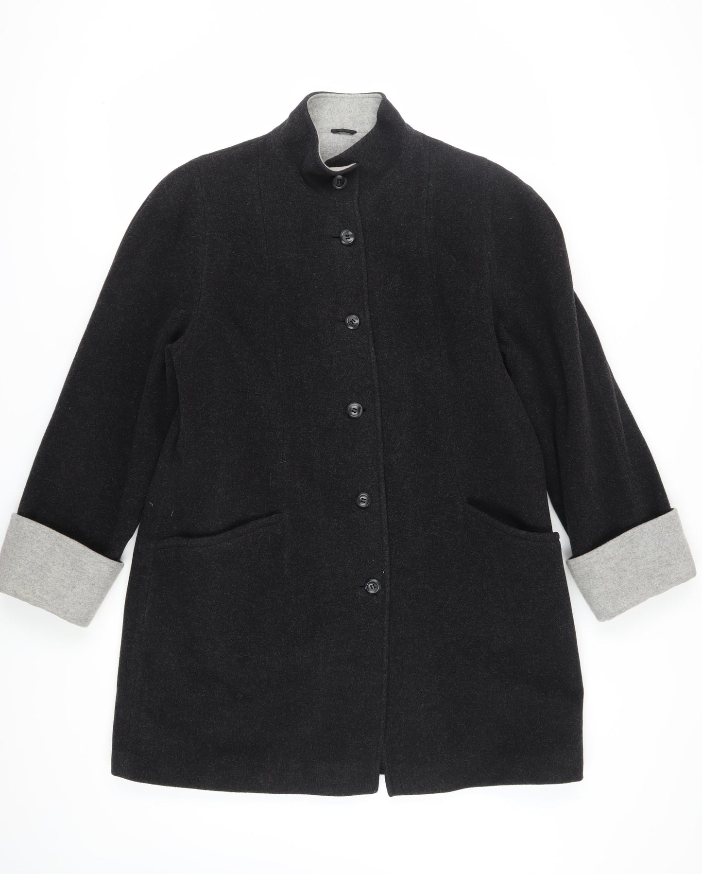 Womens UK Size 16 BHS Black Basic Jacket