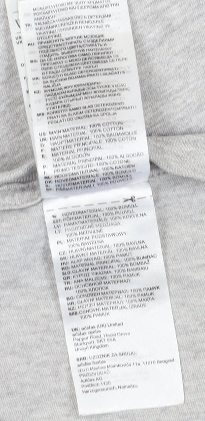 Adidas Men's Grey S City Graphic T-Shirt