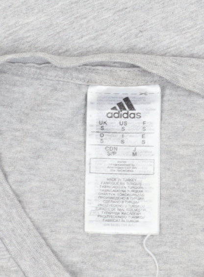 Adidas Men's Grey S City Graphic T-Shirt