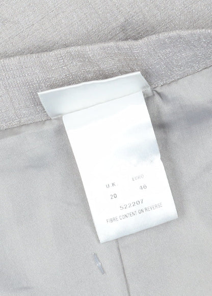 Eastex Women’s Grey Pencil Skirt UK 20 Casual Style