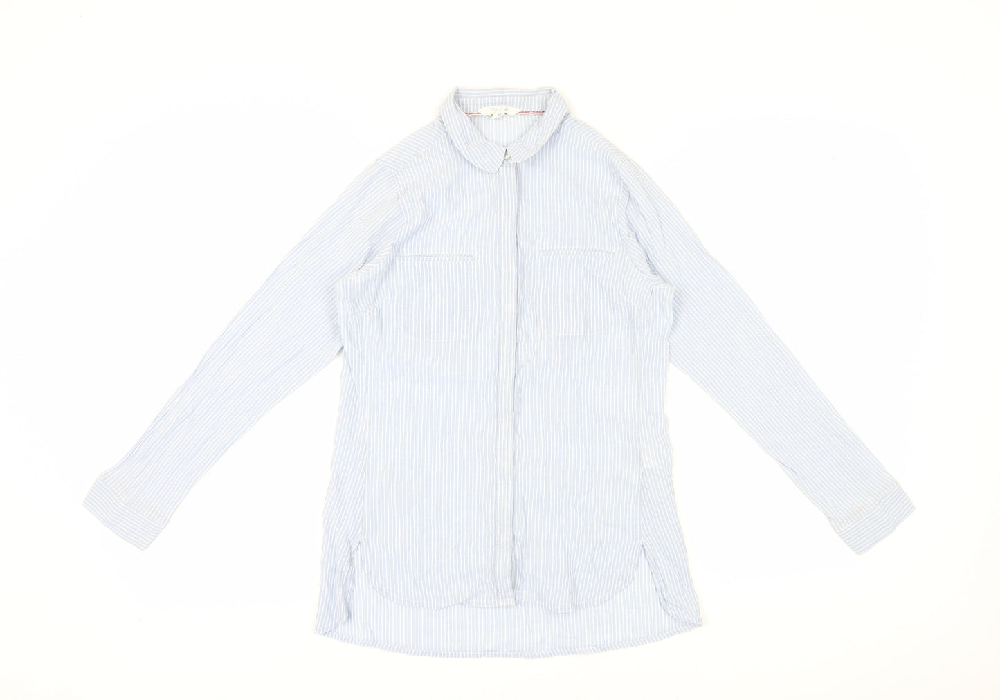 Womens UK Size 8 White Stuff Blue  Button-Up