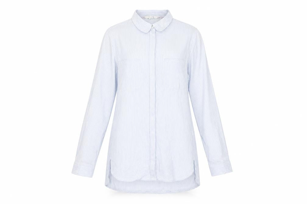 Womens UK Size 8 White Stuff Blue  Button-Up