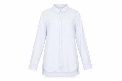 Womens UK Size 8 White Stuff Blue  Button-Up
