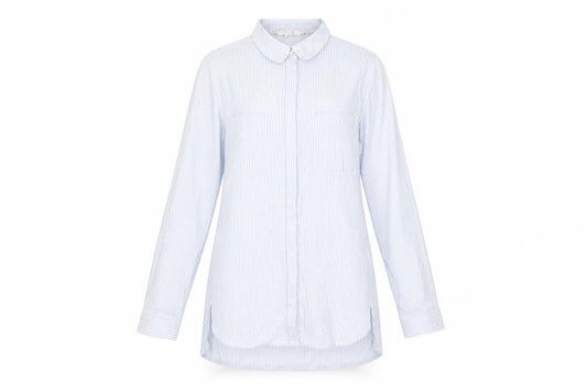 Womens UK Size 8 White Stuff Blue  Button-Up