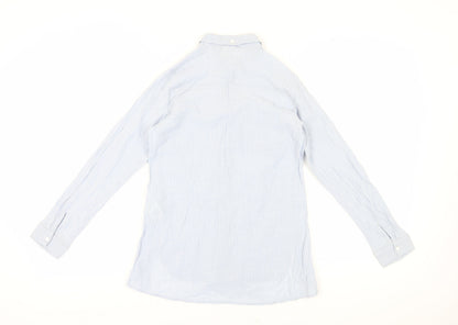 Womens UK Size 8 White Stuff Blue  Button-Up