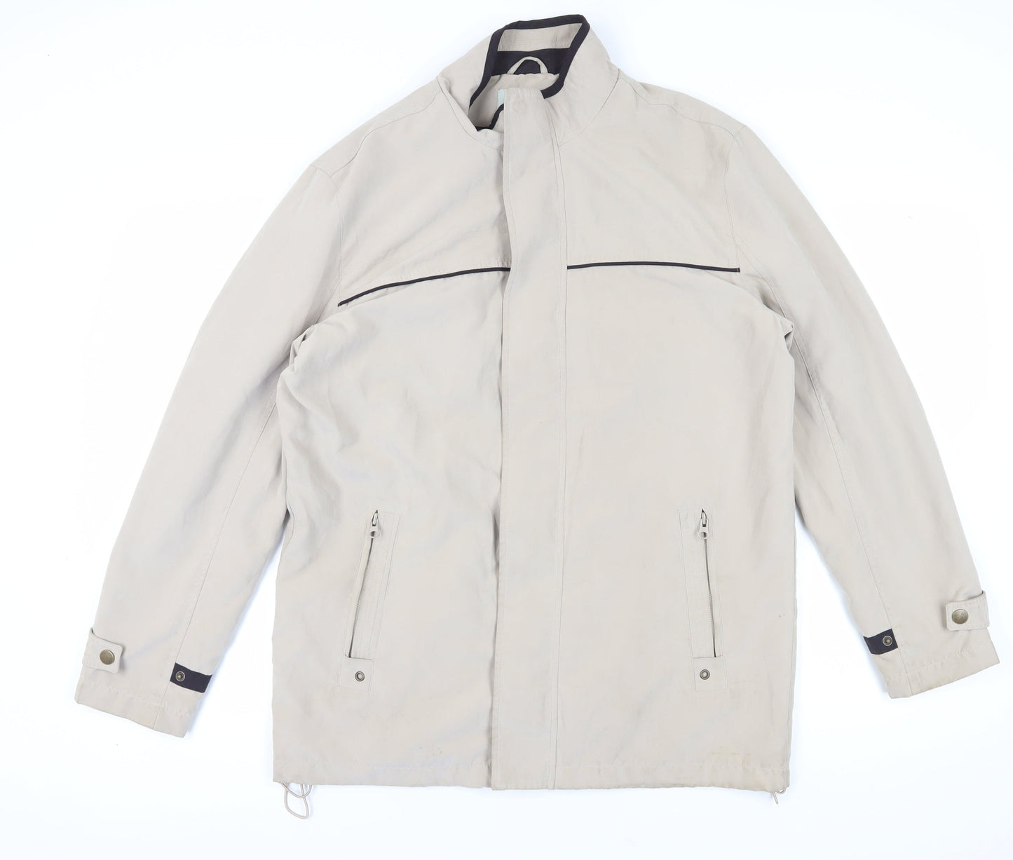 Mens UK Size M Greenwoods Beige Basic Jacket