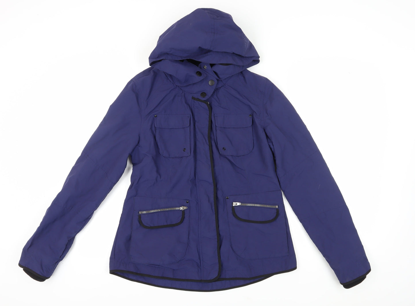 Womens UK Size 14 NEXT Blue Parka Coat