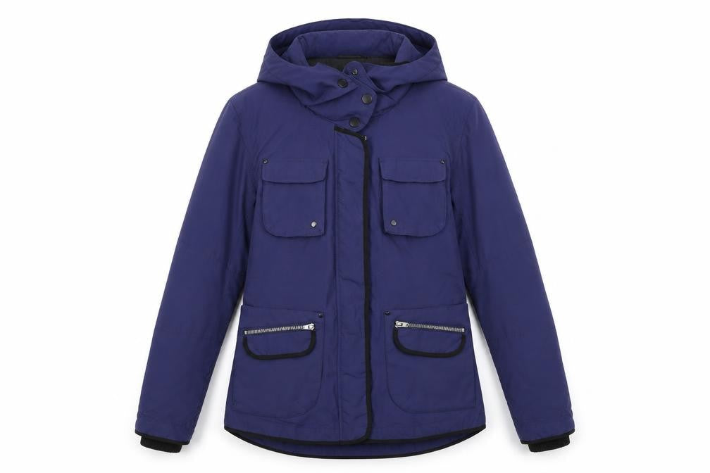 Womens UK Size 14 NEXT Blue Parka Coat