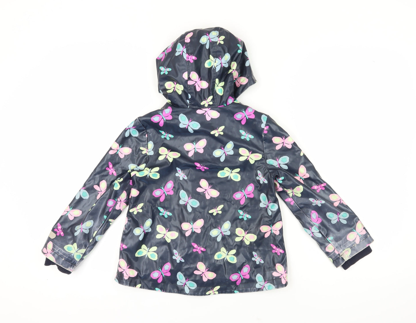Marks and Spencer Girls Butterfly Rain Coat 5-6 Years