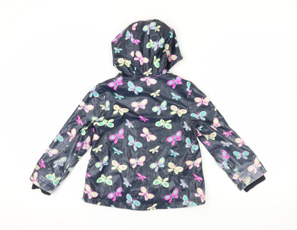 Marks and Spencer Girls Butterfly Rain Coat 5-6 Years