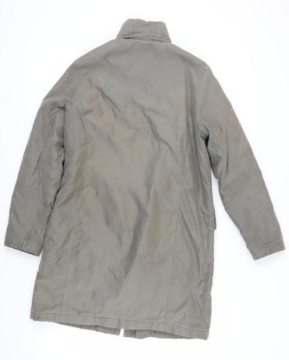 Womens UK Size S Marks and Spencer Grey Overcoat