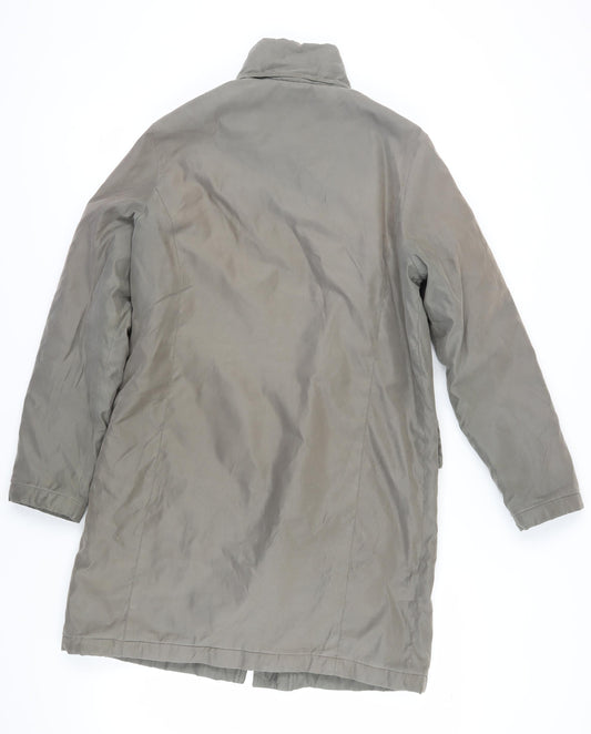 Womens UK Size S Marks and Spencer Grey Overcoat