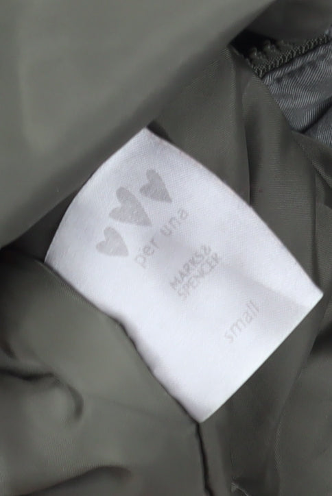 Womens UK Size S Marks and Spencer Grey Overcoat