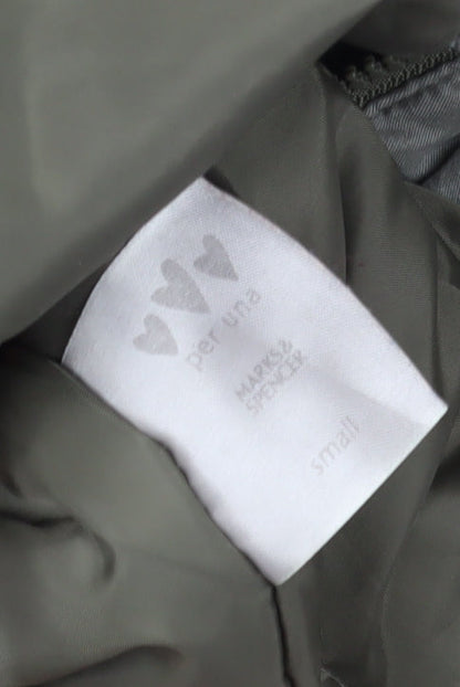 Womens UK Size S Marks and Spencer Grey Overcoat