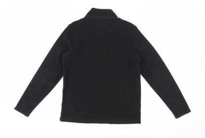 Regatta Boys Black Fleece Zip Sweatshirt 13 Years