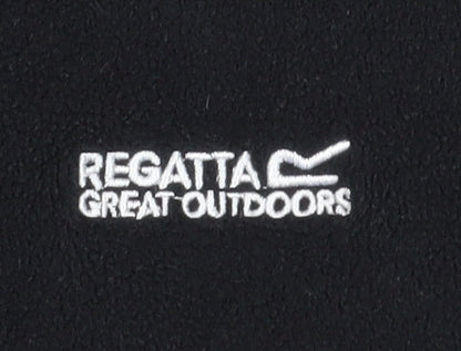 Regatta Boys Black Fleece Zip Sweatshirt 13 Years